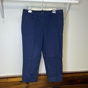 Talbots Signature Ankle Length Navy Blue Pants- 10